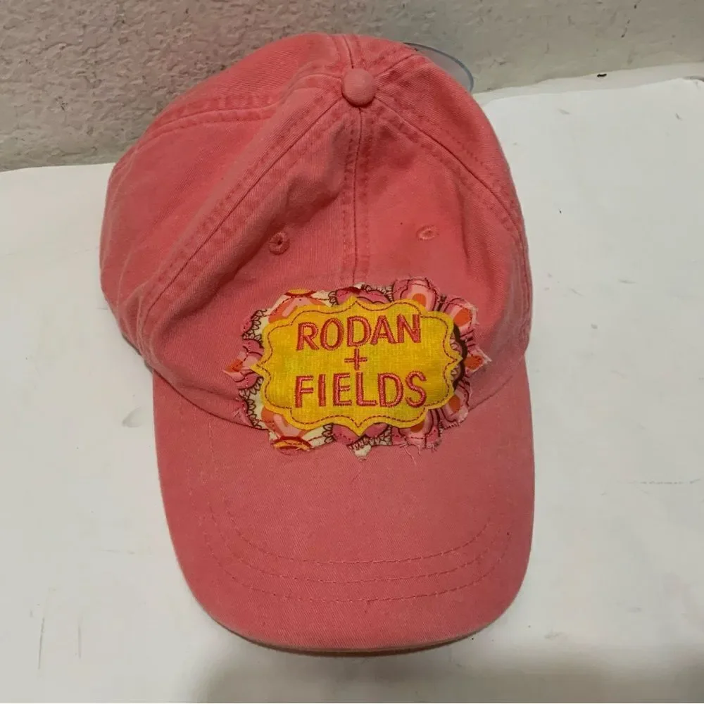 Rodan + Fields adjustable distressed baseball hat